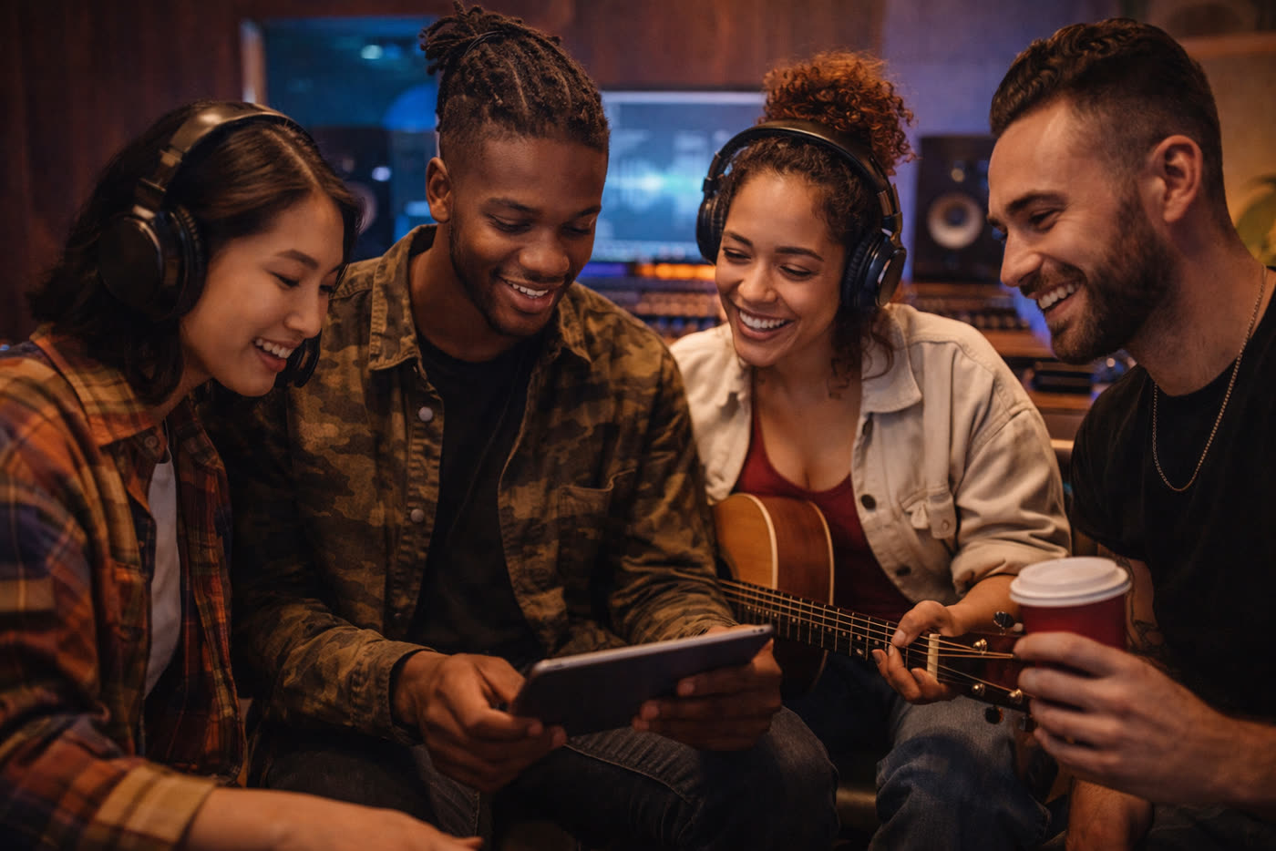 Artists collaborating and building trust with supporters